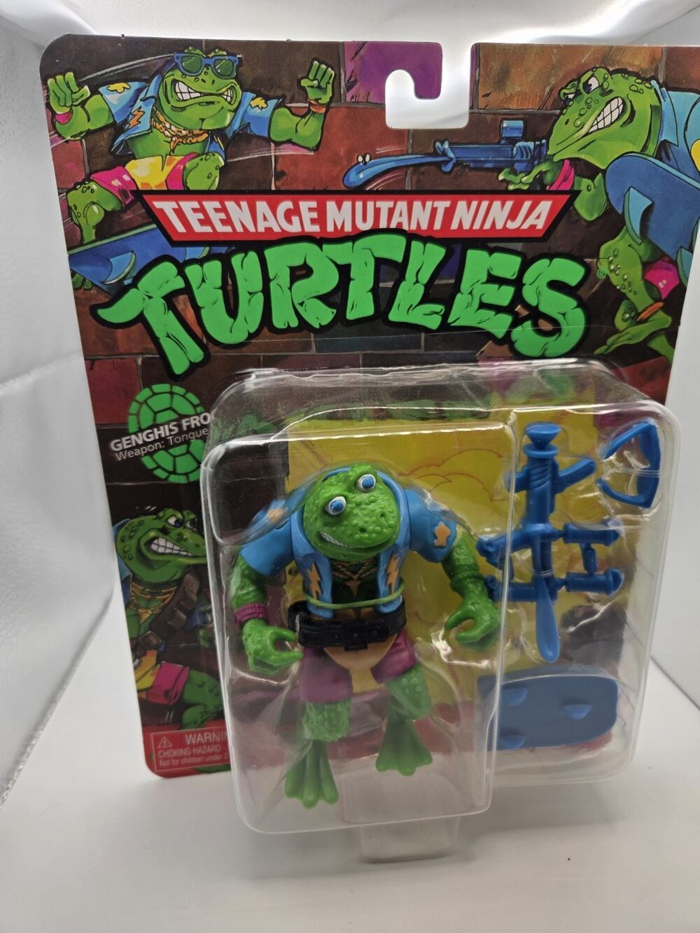 TMNT Teenage Mutant Ninja Turtles Genghis Frog Figure 2023 Exclusive